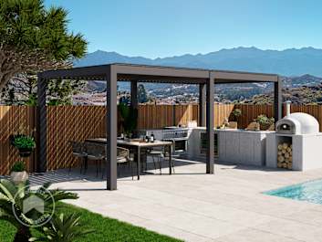 Funktionale Outdoor-Küche für Ihren Garten selber bauen